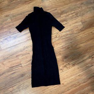 TURTLENECK BODYCON DRESS